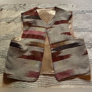 Vintage Western Pattern Career Guild Vest